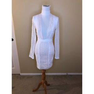 Missguided white dress